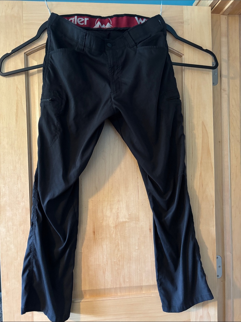 Wrangler Black Cargo Work Pants